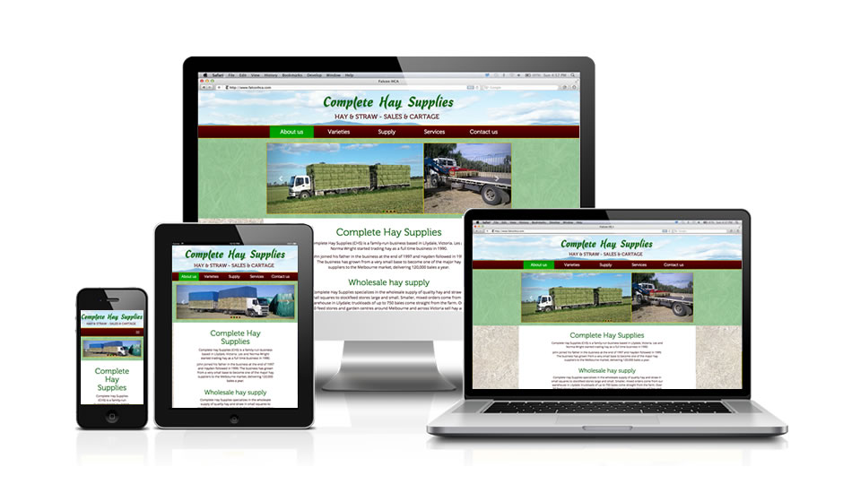 Responsive Website design by Wildeye