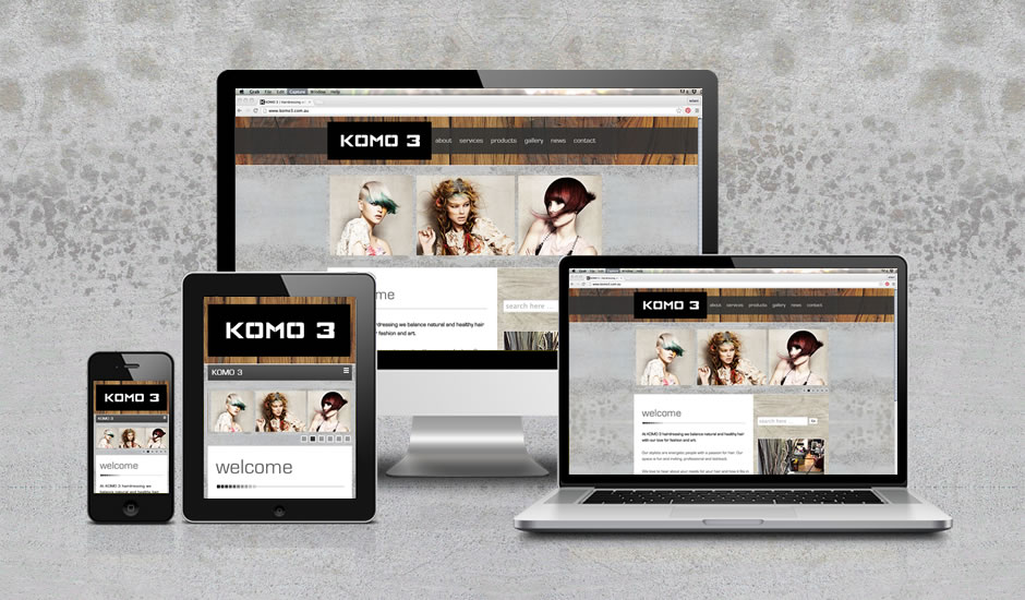Responsive website design by Wildeye