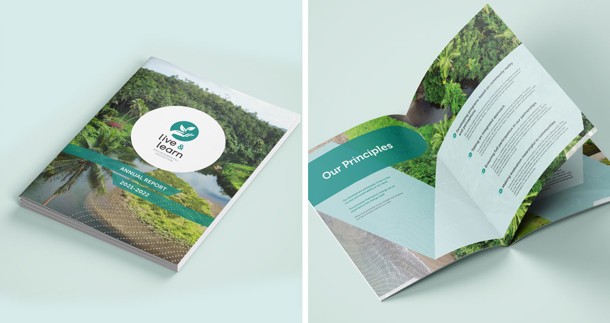 Annual report and graphic design by Wildeye