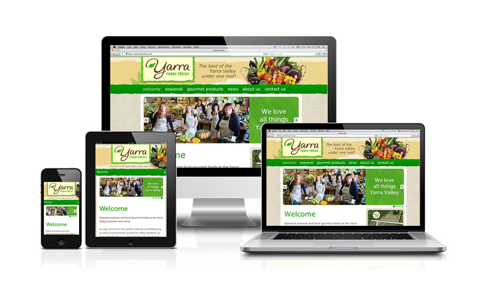 Responsive website design by Wildeye Yarra Valley